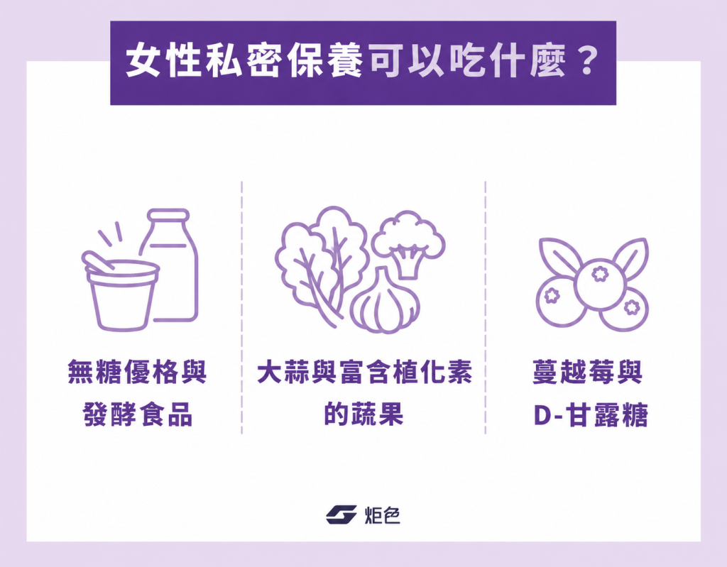 女性私密保養可以吃什麼？3 類食物推薦